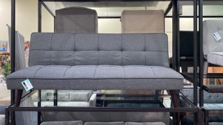 Sofá cama gris tela MODELO DAN!!Entregas inmediatas