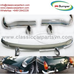 MGB GT Split 1970 bumpers by stainless steel new