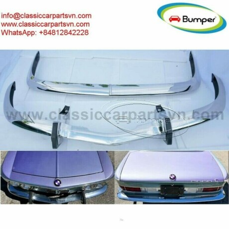 bmw-2000-cs-1965-1969-bumpers-by-stainless-steel-new-big-0