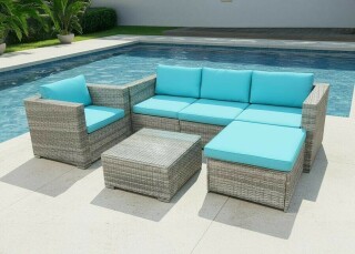 Conjunto exterior chaise longue